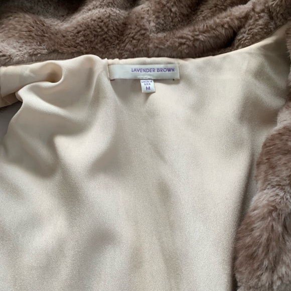 NWOT Lavender Brown Chevy Hooded Vest - Picture 6 of 6